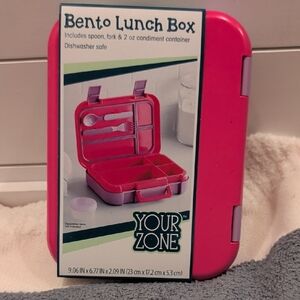 Pink Bento Lunch Box